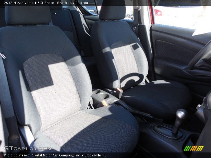 Red Brick / Charcoal 2012 Nissan Versa 1.6 SL Sedan