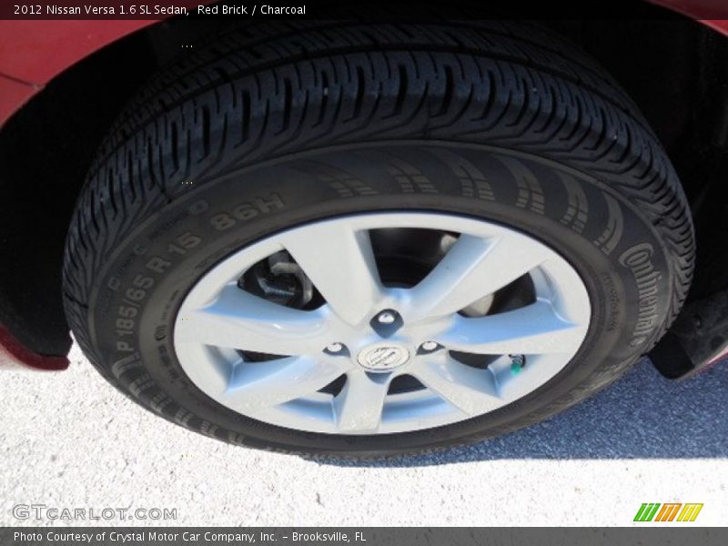 Red Brick / Charcoal 2012 Nissan Versa 1.6 SL Sedan