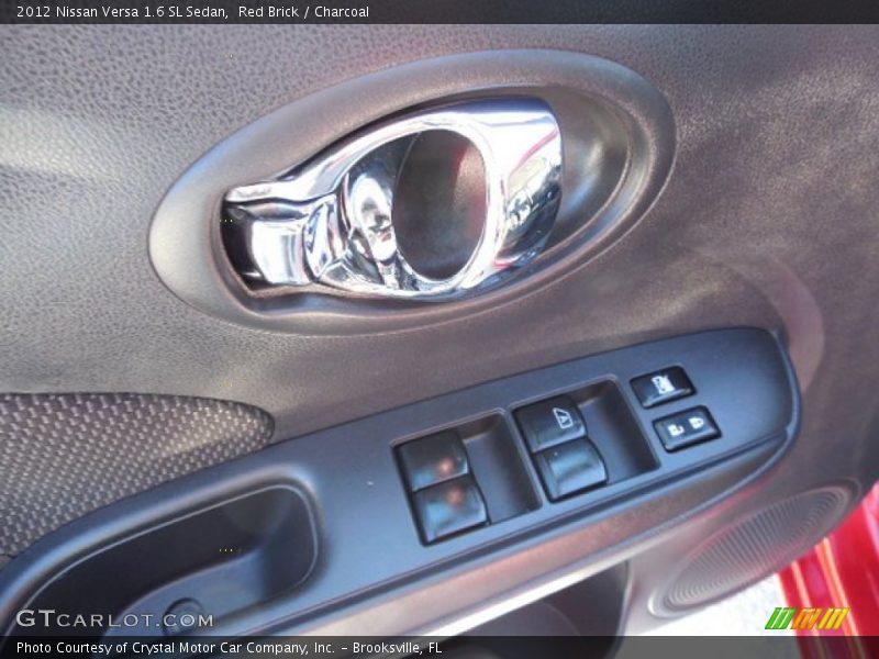 Red Brick / Charcoal 2012 Nissan Versa 1.6 SL Sedan