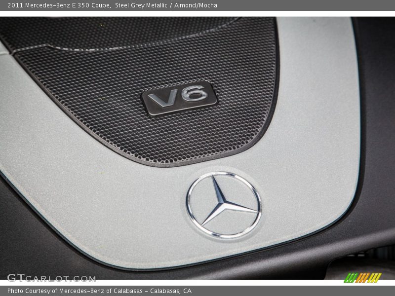Steel Grey Metallic / Almond/Mocha 2011 Mercedes-Benz E 350 Coupe