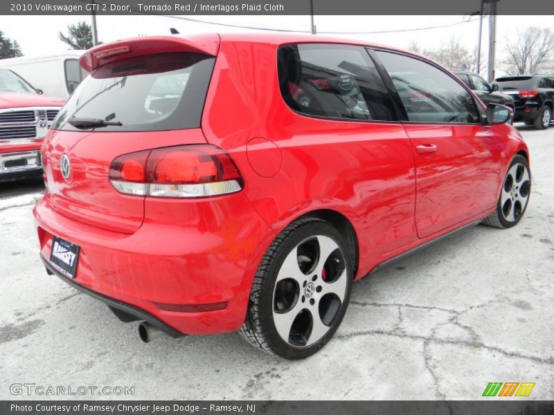 Tornado Red / Interlagos Plaid Cloth 2010 Volkswagen GTI 2 Door