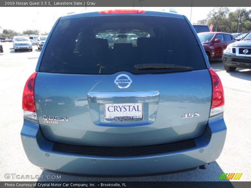 Lakeshore Slate / Gray 2009 Nissan Quest 3.5 S