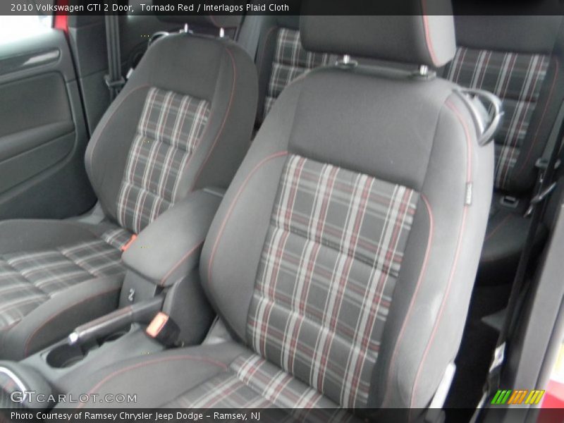 Tornado Red / Interlagos Plaid Cloth 2010 Volkswagen GTI 2 Door