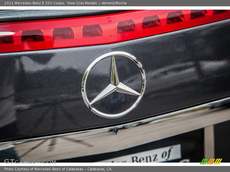 Steel Grey Metallic / Almond/Mocha 2011 Mercedes-Benz E 350 Coupe