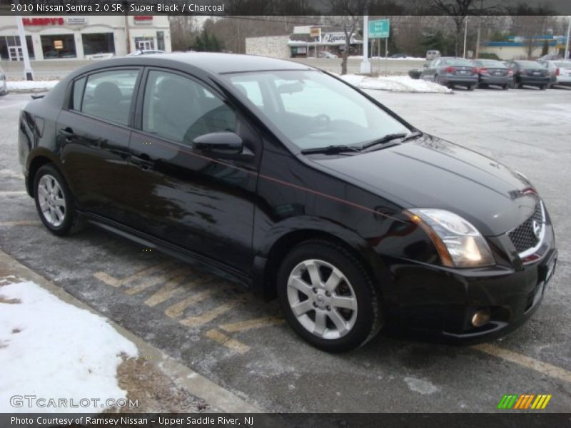 Super Black / Charcoal 2010 Nissan Sentra 2.0 SR