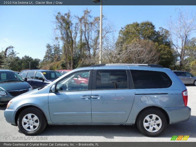 Glacier Blue / Gray 2010 Kia Sedona LX