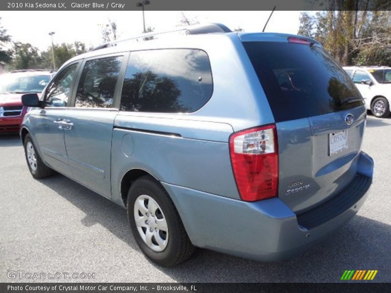 Glacier Blue / Gray 2010 Kia Sedona LX