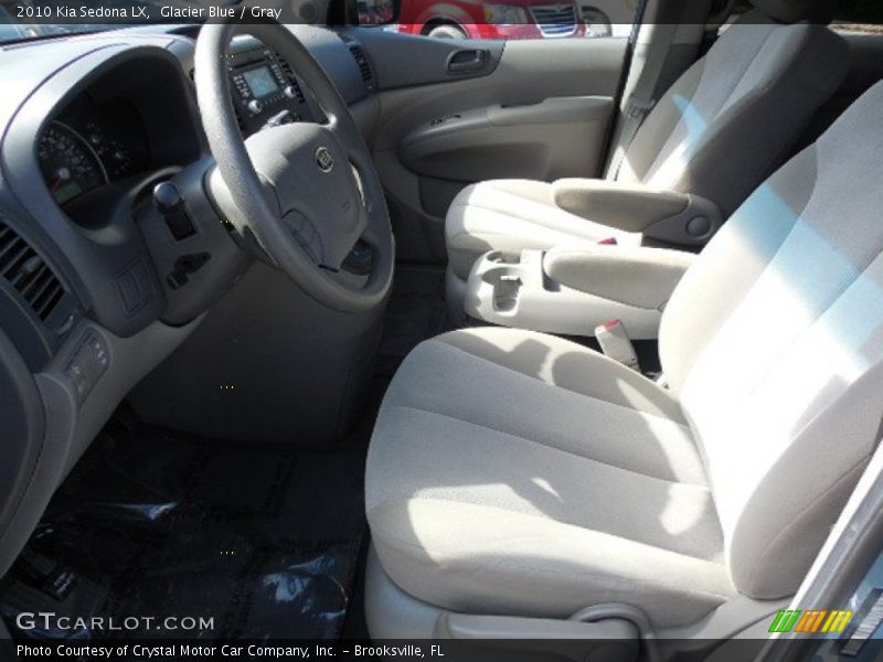 Glacier Blue / Gray 2010 Kia Sedona LX