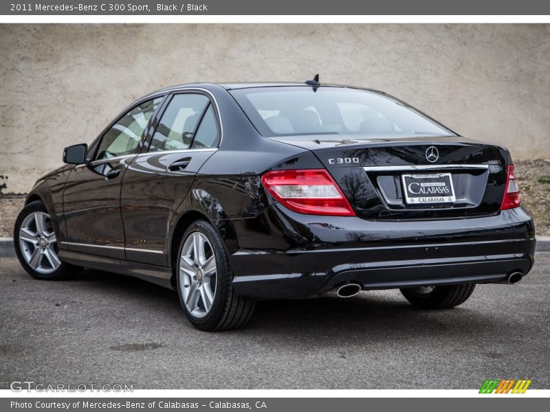 Black / Black 2011 Mercedes-Benz C 300 Sport