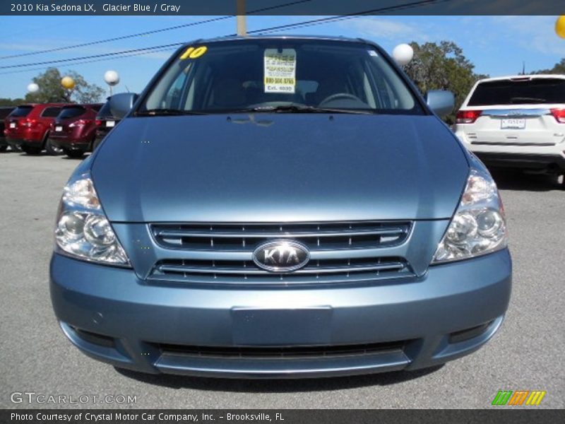 Glacier Blue / Gray 2010 Kia Sedona LX