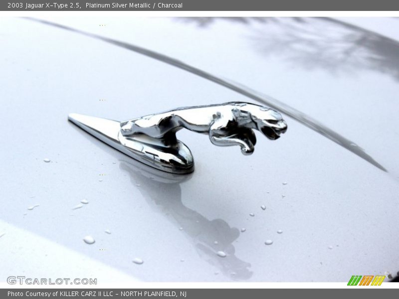 Platinum Silver Metallic / Charcoal 2003 Jaguar X-Type 2.5