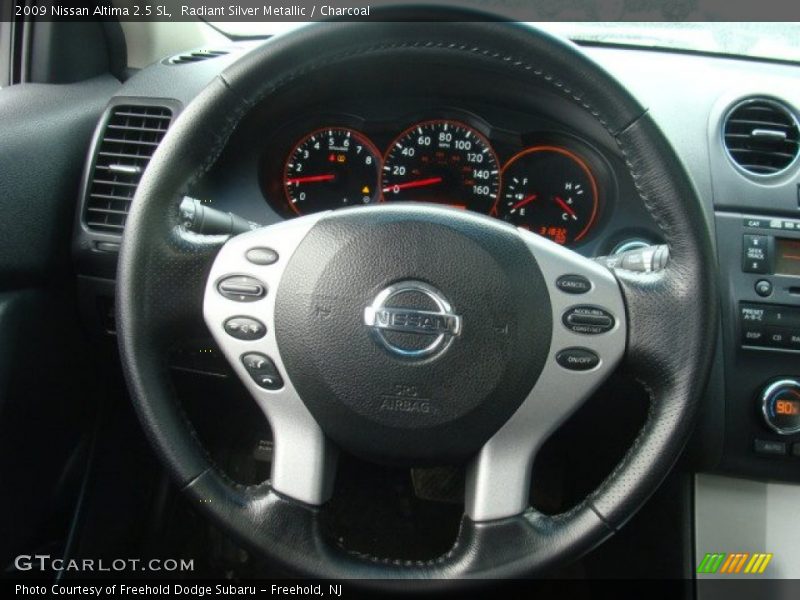 Radiant Silver Metallic / Charcoal 2009 Nissan Altima 2.5 SL