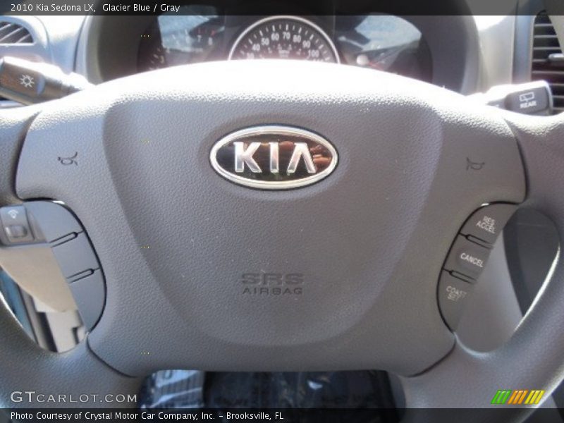 Glacier Blue / Gray 2010 Kia Sedona LX