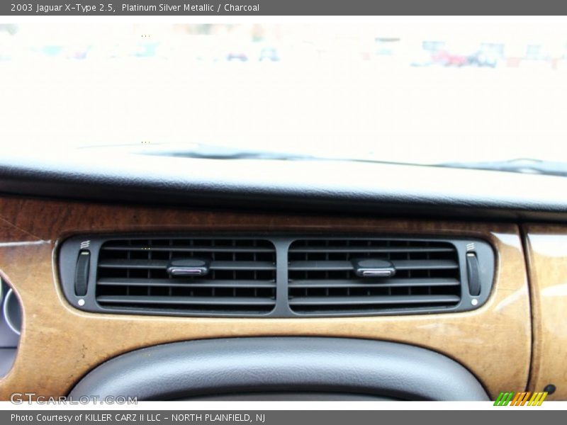 Platinum Silver Metallic / Charcoal 2003 Jaguar X-Type 2.5