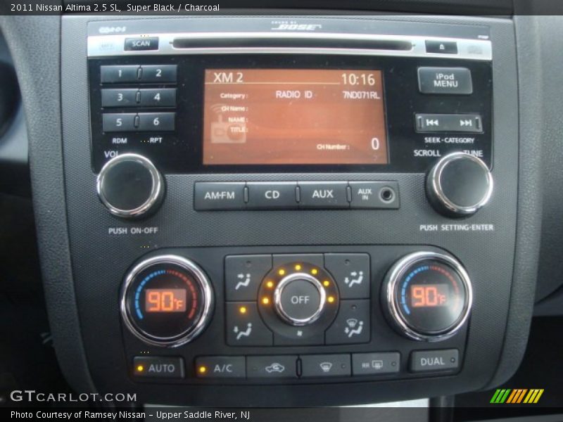 Super Black / Charcoal 2011 Nissan Altima 2.5 SL