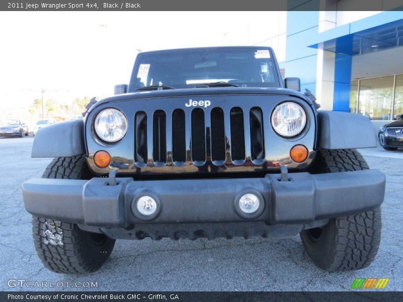 Black / Black 2011 Jeep Wrangler Sport 4x4