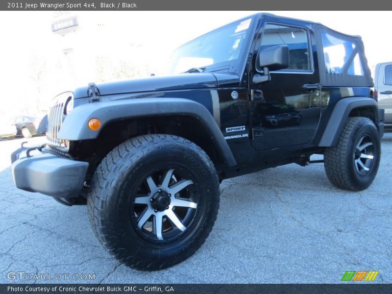 Black / Black 2011 Jeep Wrangler Sport 4x4