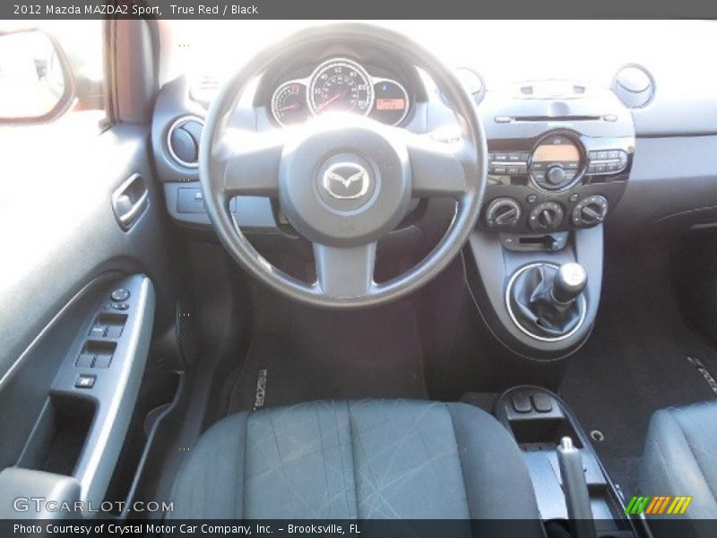 True Red / Black 2012 Mazda MAZDA2 Sport