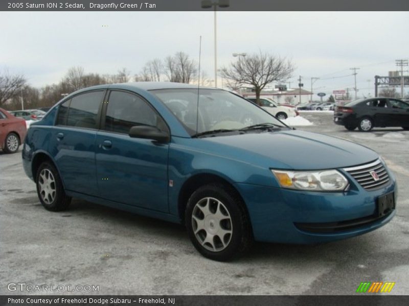 Dragonfly Green / Tan 2005 Saturn ION 2 Sedan