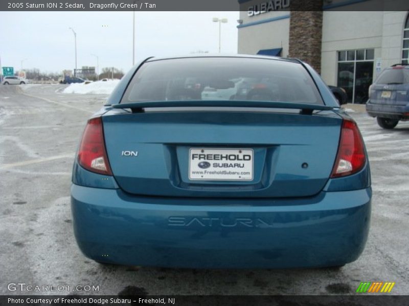 Dragonfly Green / Tan 2005 Saturn ION 2 Sedan