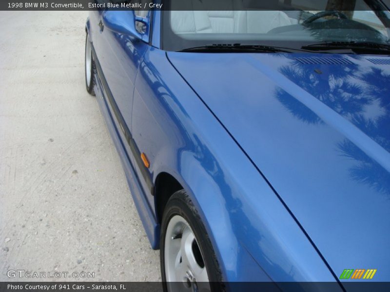 Estoril Blue Metallic / Grey 1998 BMW M3 Convertible