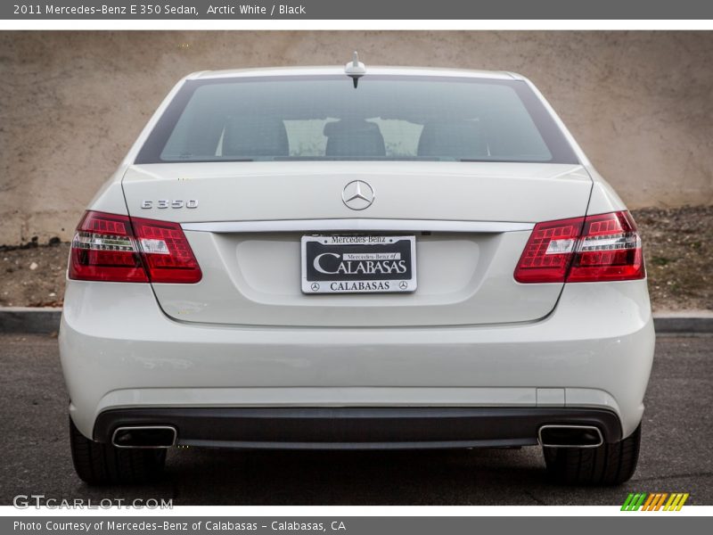 Arctic White / Black 2011 Mercedes-Benz E 350 Sedan