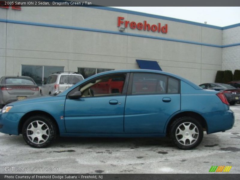 Dragonfly Green / Tan 2005 Saturn ION 2 Sedan