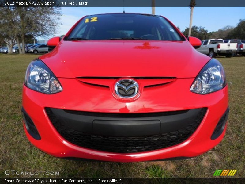 True Red / Black 2012 Mazda MAZDA2 Sport