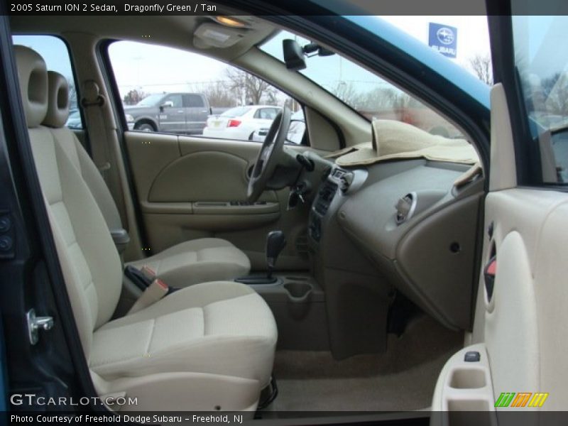 Dragonfly Green / Tan 2005 Saturn ION 2 Sedan