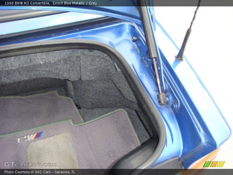 Estoril Blue Metallic / Grey 1998 BMW M3 Convertible
