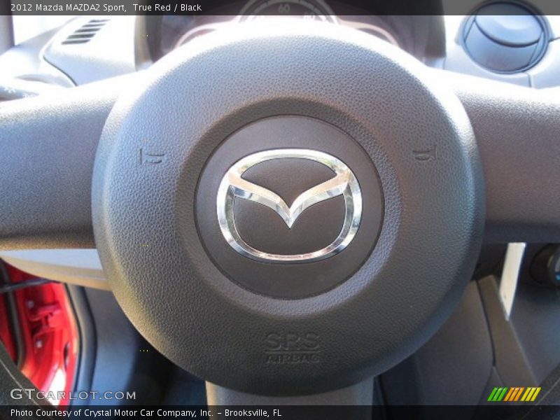 True Red / Black 2012 Mazda MAZDA2 Sport