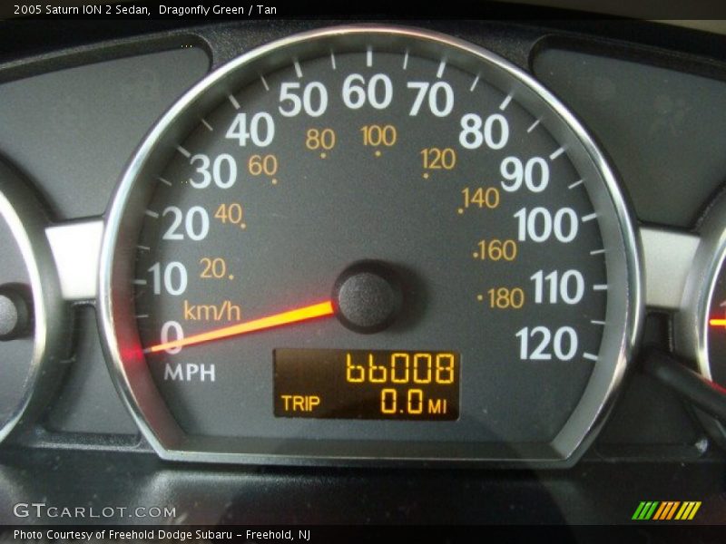 Dragonfly Green / Tan 2005 Saturn ION 2 Sedan