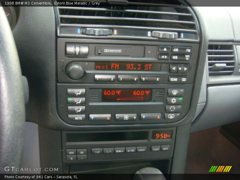 Controls of 1998 M3 Convertible