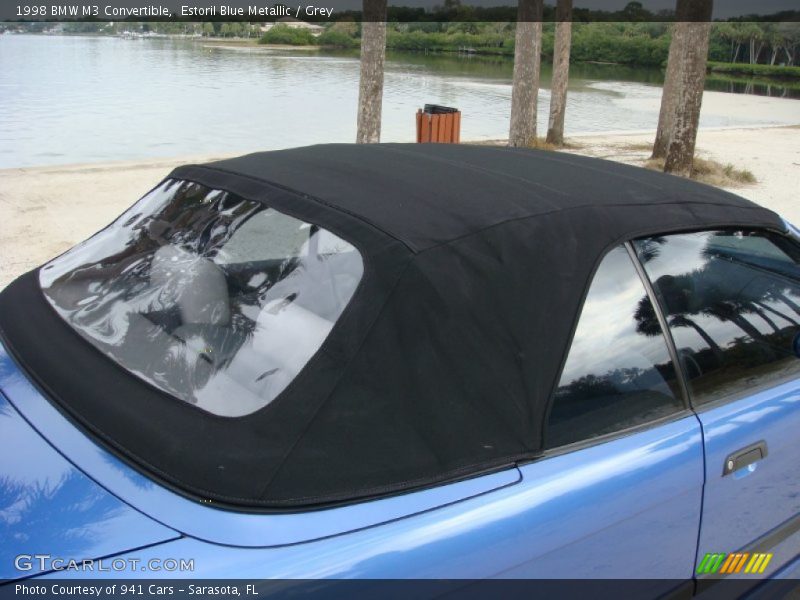 Estoril Blue Metallic / Grey 1998 BMW M3 Convertible