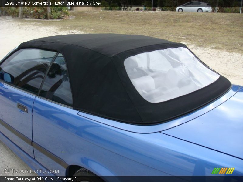 Estoril Blue Metallic / Grey 1998 BMW M3 Convertible