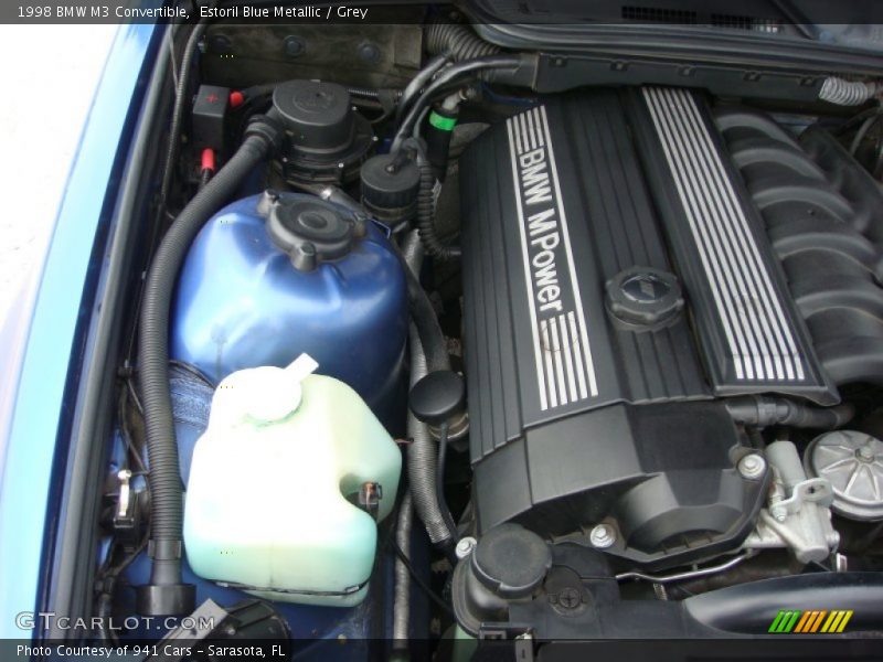  1998 M3 Convertible Engine - 3.2 Liter DOHC 24-Valve Inline 6 Cylinder