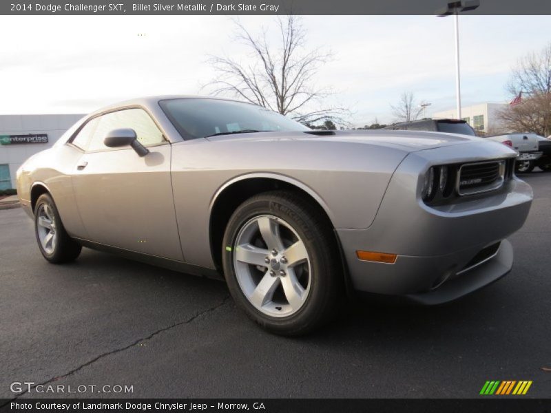 Billet Silver Metallic / Dark Slate Gray 2014 Dodge Challenger SXT