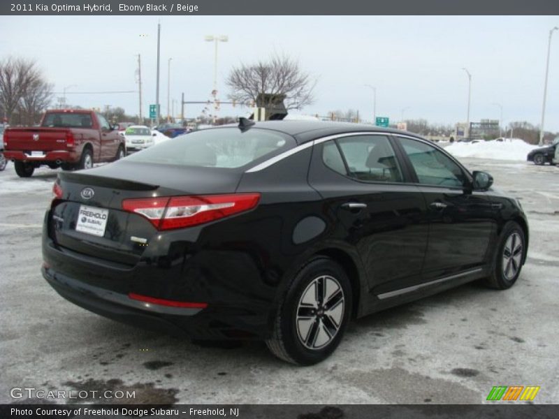 Ebony Black / Beige 2011 Kia Optima Hybrid