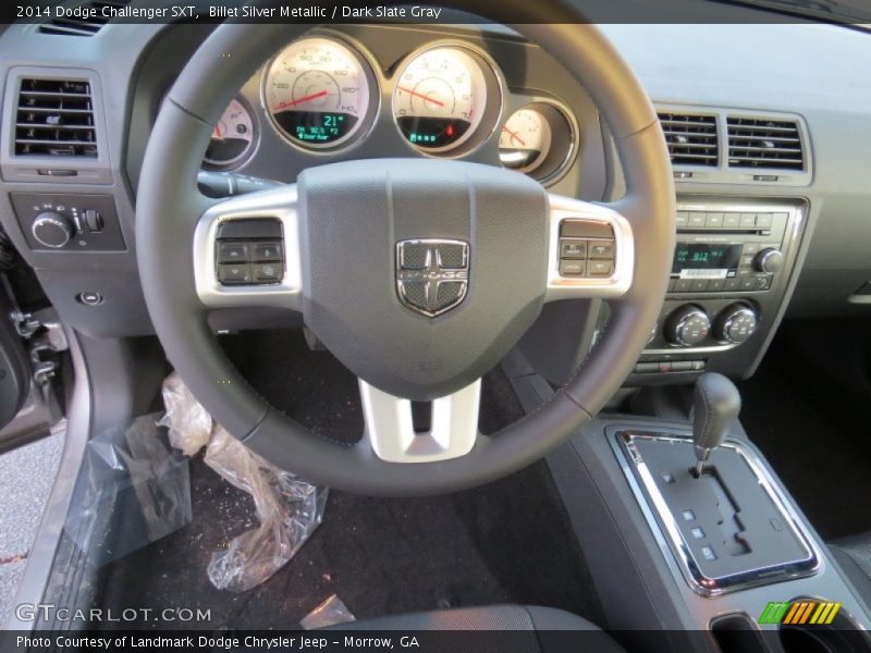 Billet Silver Metallic / Dark Slate Gray 2014 Dodge Challenger SXT