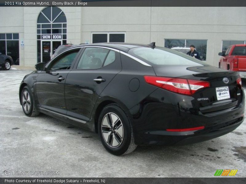 Ebony Black / Beige 2011 Kia Optima Hybrid