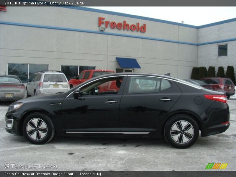Ebony Black / Beige 2011 Kia Optima Hybrid