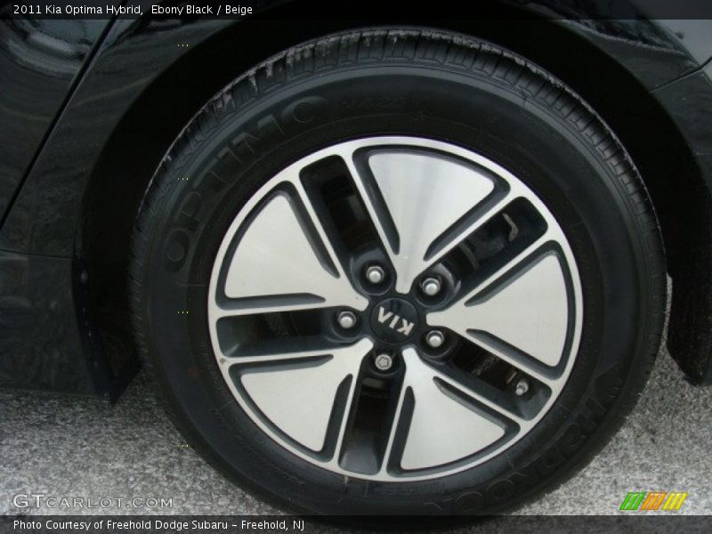 Ebony Black / Beige 2011 Kia Optima Hybrid