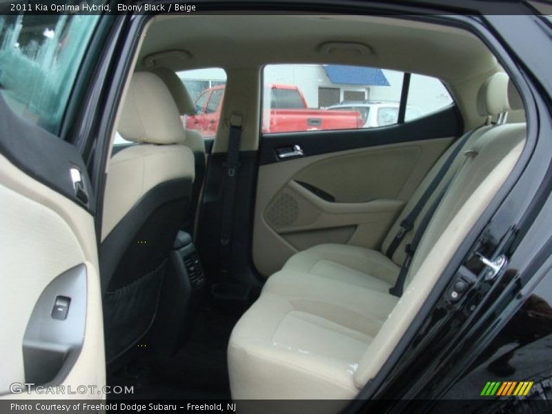 Ebony Black / Beige 2011 Kia Optima Hybrid