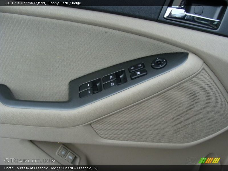 Ebony Black / Beige 2011 Kia Optima Hybrid