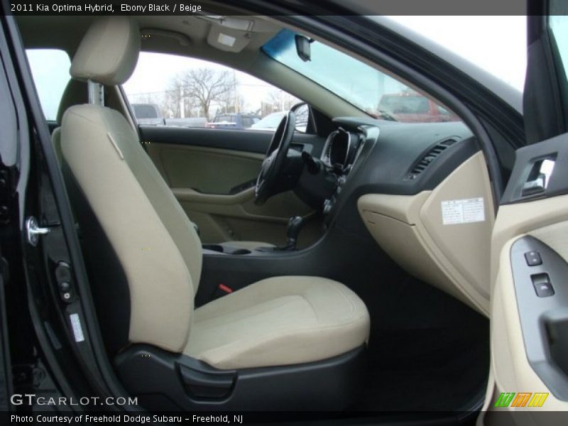 Ebony Black / Beige 2011 Kia Optima Hybrid