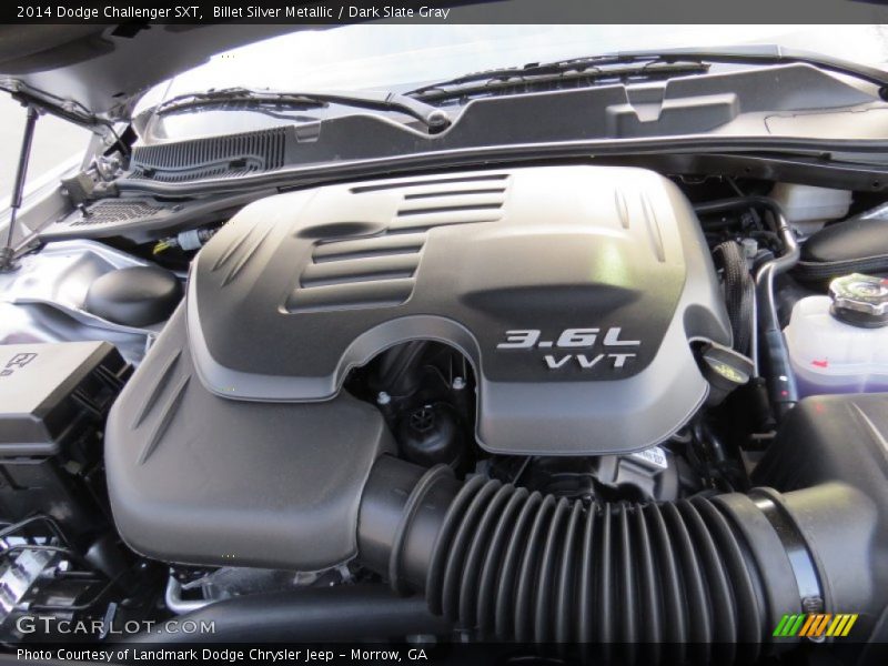 Billet Silver Metallic / Dark Slate Gray 2014 Dodge Challenger SXT