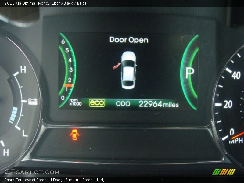 Ebony Black / Beige 2011 Kia Optima Hybrid