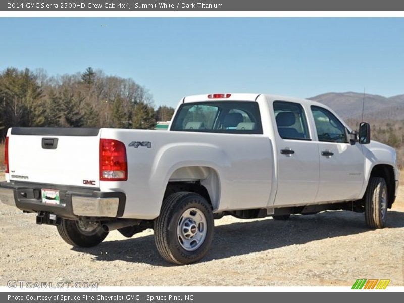 Summit White / Dark Titanium 2014 GMC Sierra 2500HD Crew Cab 4x4