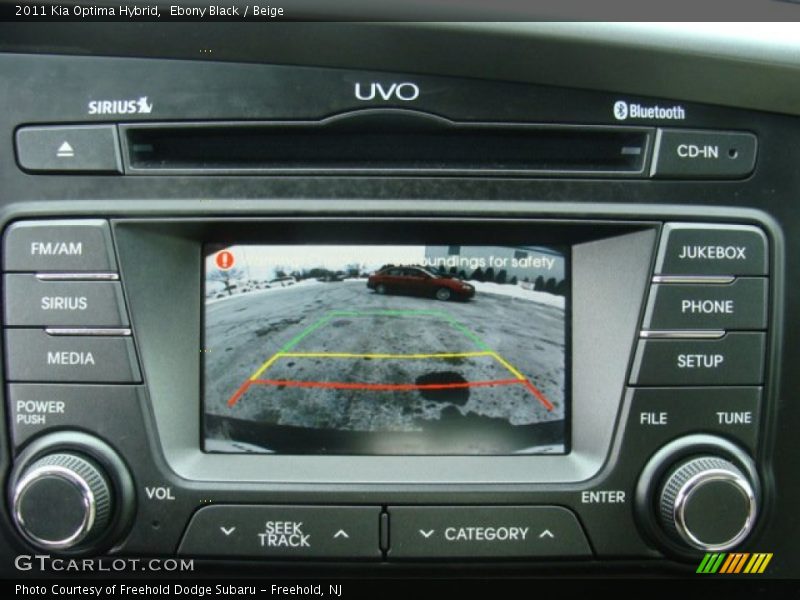 Ebony Black / Beige 2011 Kia Optima Hybrid