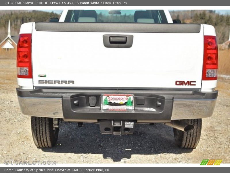 Summit White / Dark Titanium 2014 GMC Sierra 2500HD Crew Cab 4x4